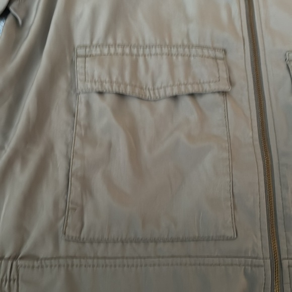 JCREW Women’s green bomber jacket - Sz: L - Picture 4 of 6